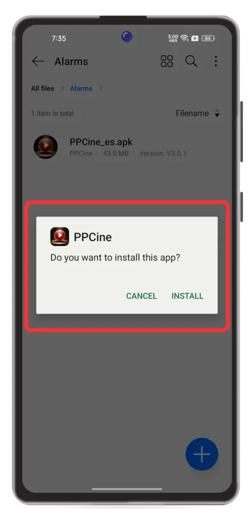 Install PPCine APK